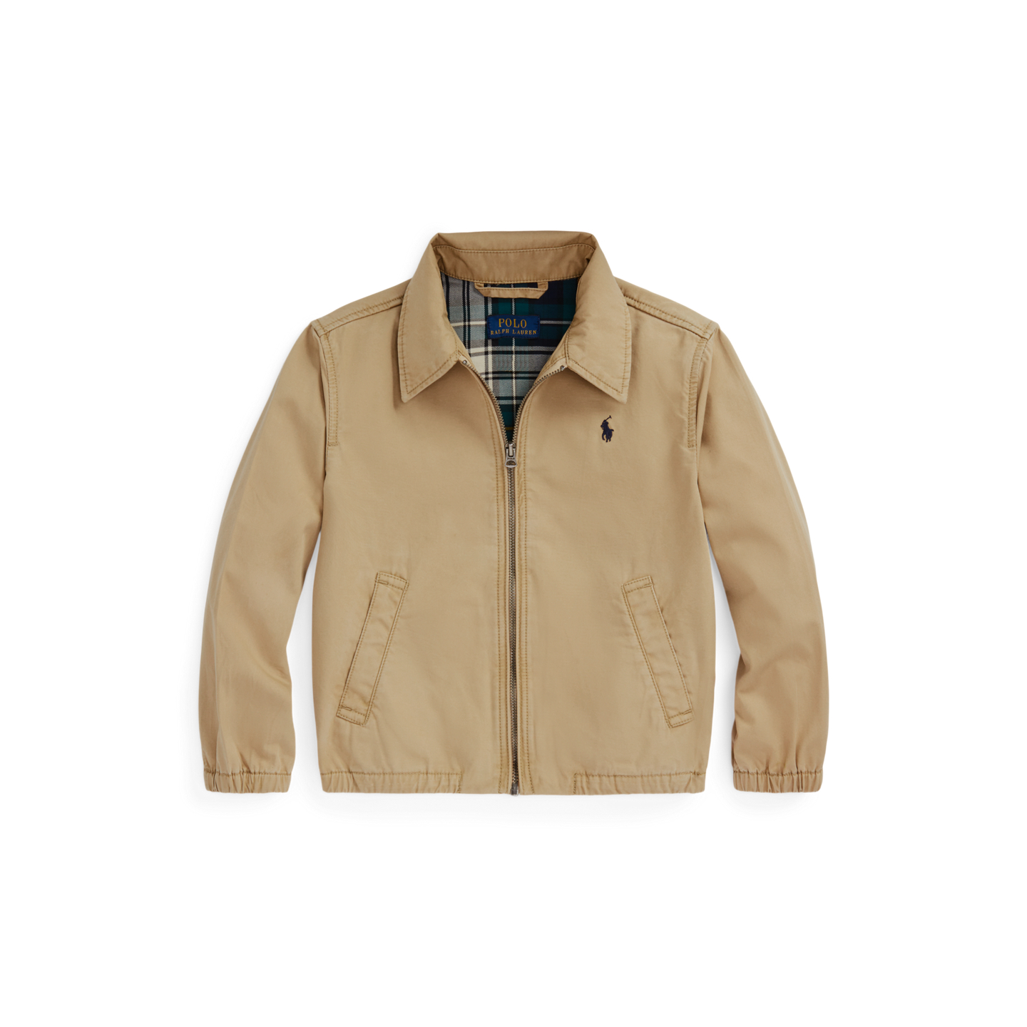 Детская куртка Ralph Lauren The Bayport Cotton Poplin, цвет: Рыжевато-коричневый — фото 5