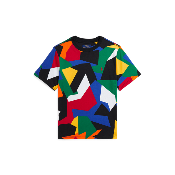 Abstract-Print Cotton Jersey Tee Boys 6-14 Years 1