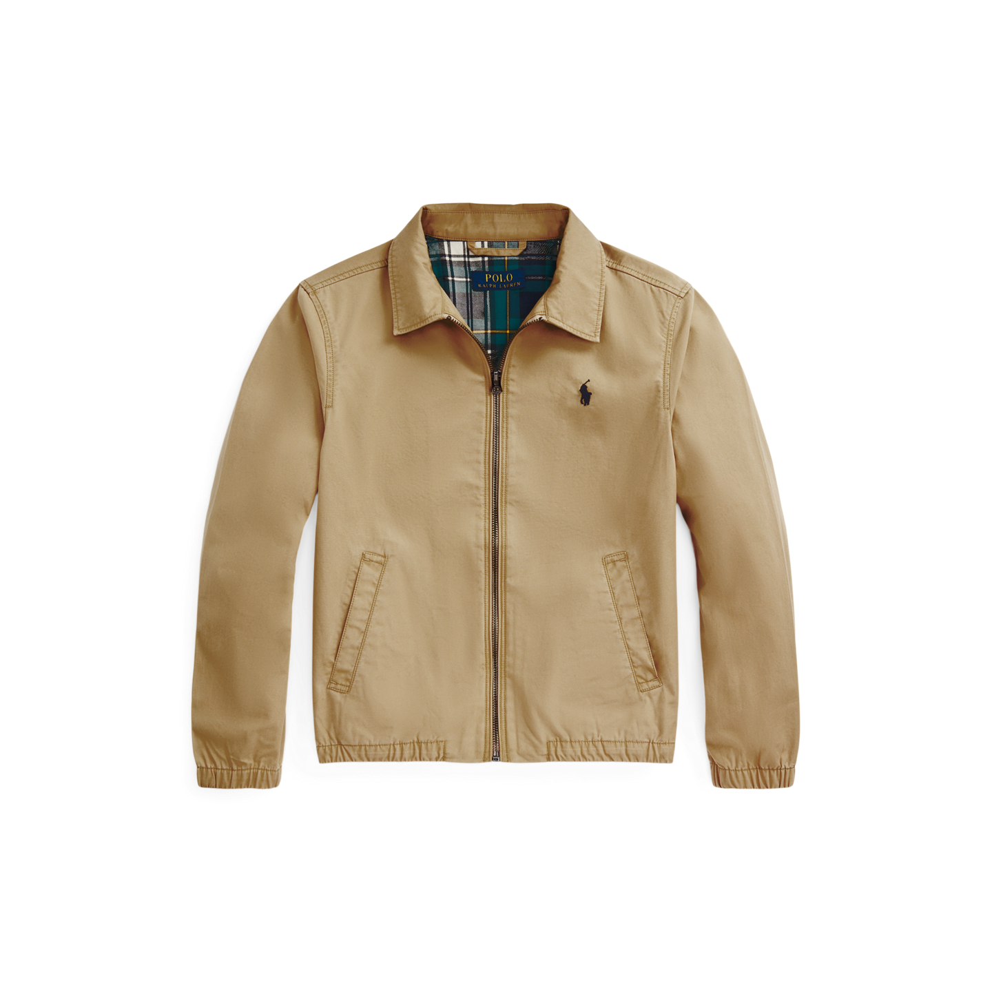 Детская куртка Ralph Lauren The Bayport Cotton Poplin, цвет: Рыжевато-коричневый — фото 5