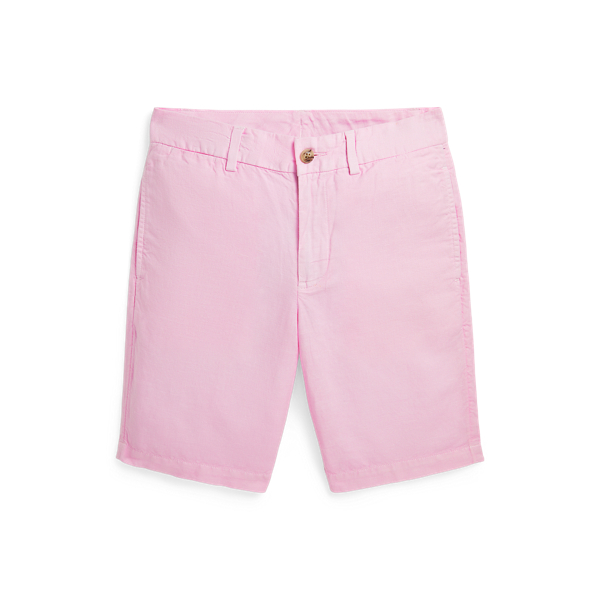 Carmel Pink Straight Fit Linen-Cotton Short Boys 8-20 for back to school 1