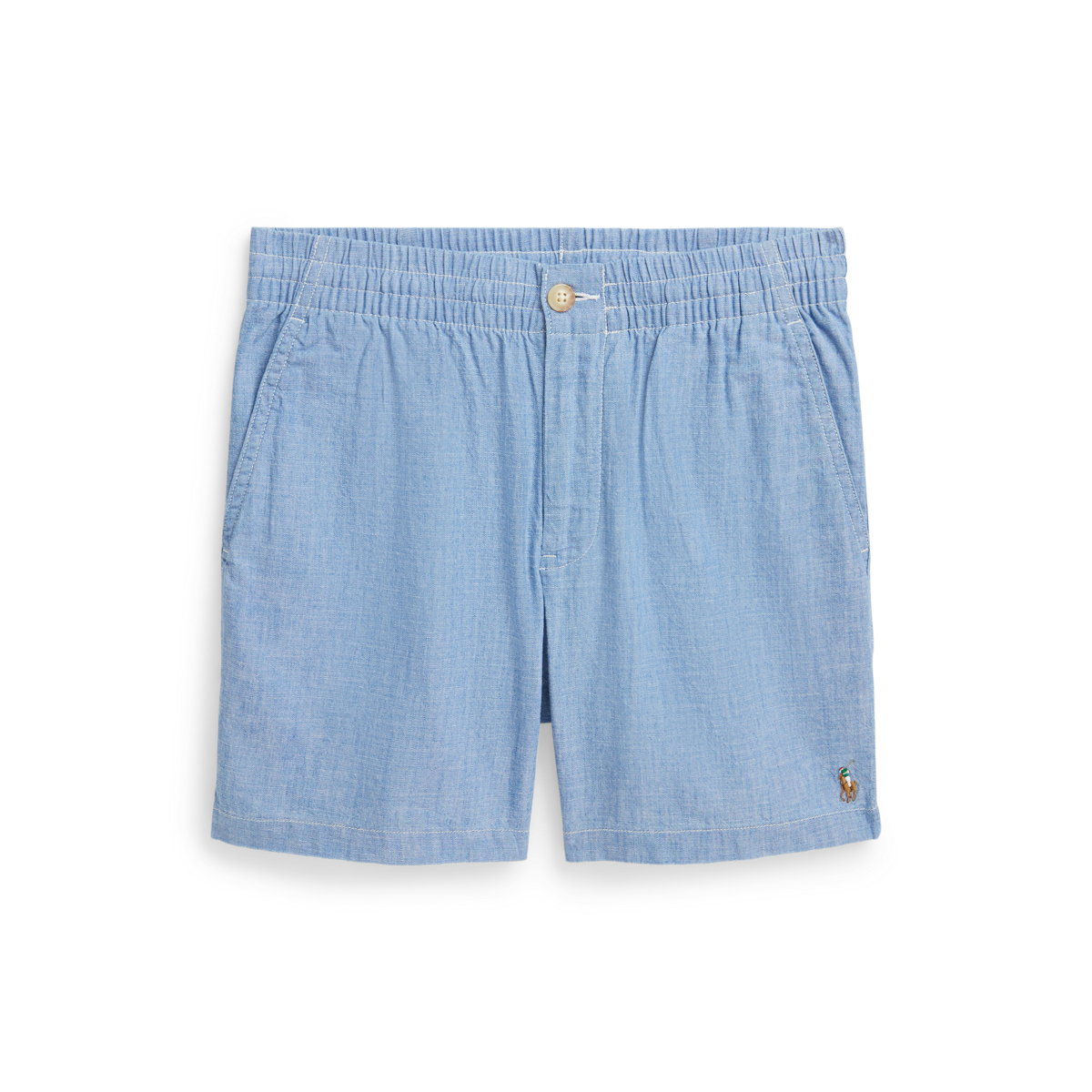 リラックスド フィット Polo プレップスター パンツ　シャンブレー Polo プレップスター シャンブレー ショートパンツ | ラルフ