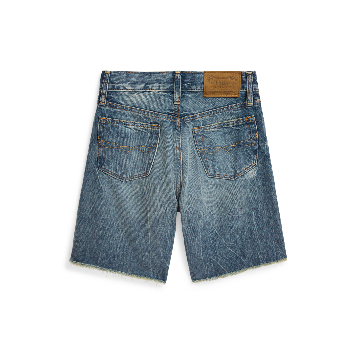 Детские шорты Ralph Lauren Sullivan Slim Cutoff Denim, цвет: Варёный — фото 1