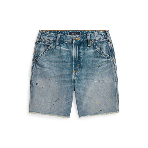 Polo Ralph Lauren Paint Splatter Denim hotsell Shorts