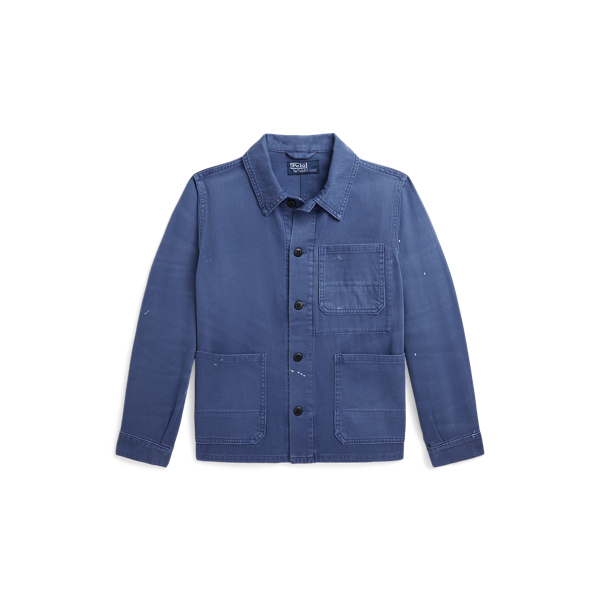 Cotton Twill Utility Jacket Boys 6-14 Years 1