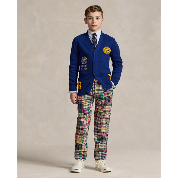 Madras Polo Prepster Patchwork Madras Pant Boys 8-20 1