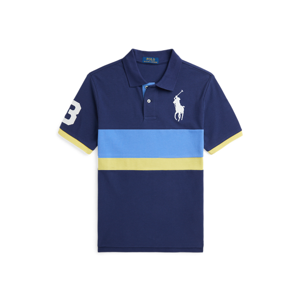 Big Pony Cotton Mesh Polo Shirt for Boys Ralph Lauren UK