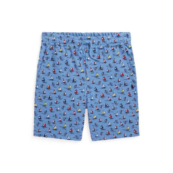 Sailboat-Print Spa Terry Short