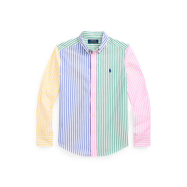 Striped Cotton Poplin Fun Shirt for Boys Ralph Lauren UK