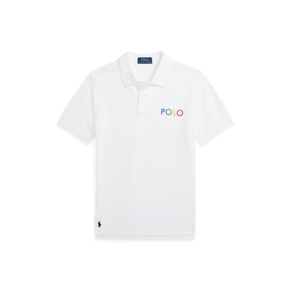 Ombre Logo Cotton Mesh Polo Shirt for Boys Ralph Lauren EC