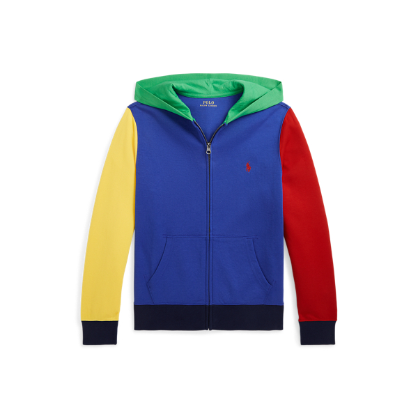 Ombr&eacute;-Logo Color-Blocked Zip Hoodie Boys 6-14 Years 1