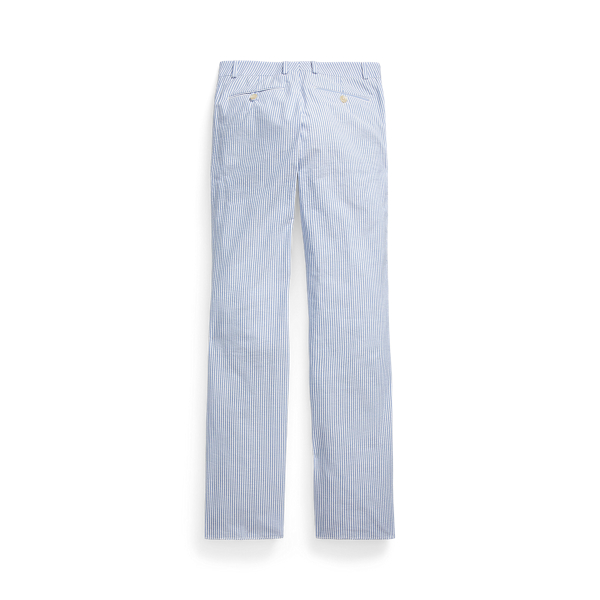 Blue/White Cotton Seersucker Suit Trouser Boys 8-20 3