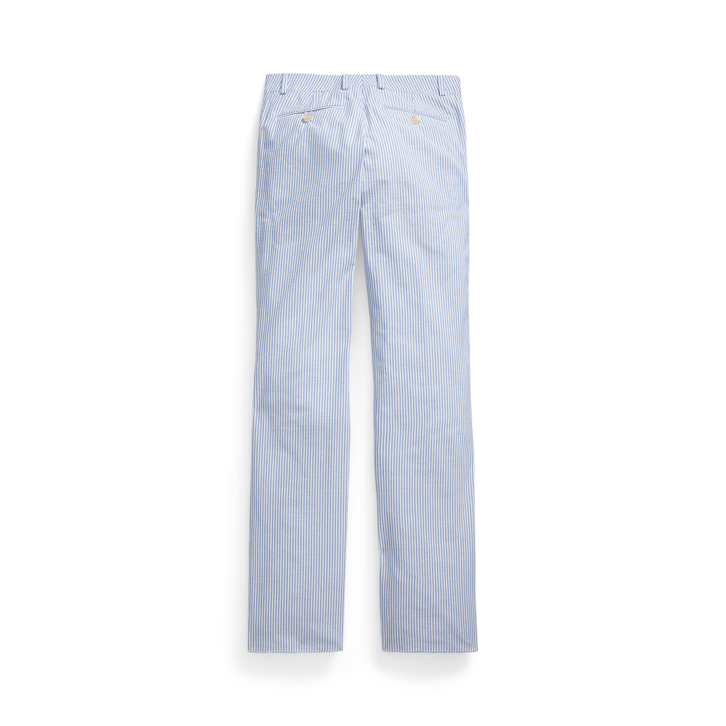 Детские брюки Ralph Lauren Cotton Seersucker Suit Trouser, цвет: Синий / Белый — фото 1