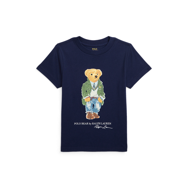 Sp24 Paris Bear Newport N T-shirt Polo Bear jersey de coton Boys 1.5-6 Years 1