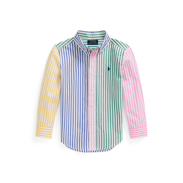 Striped Cotton Poplin Fun Shirt Boys 1.5-6 Years 1