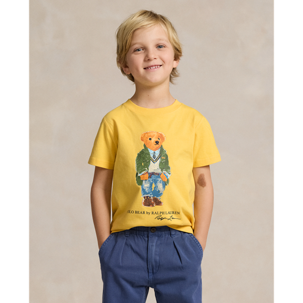 Polo Bear Cotton Jersey T-Shirt