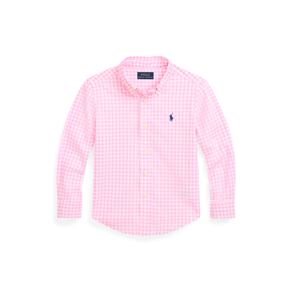 Gingham Cotton Poplin Shirt