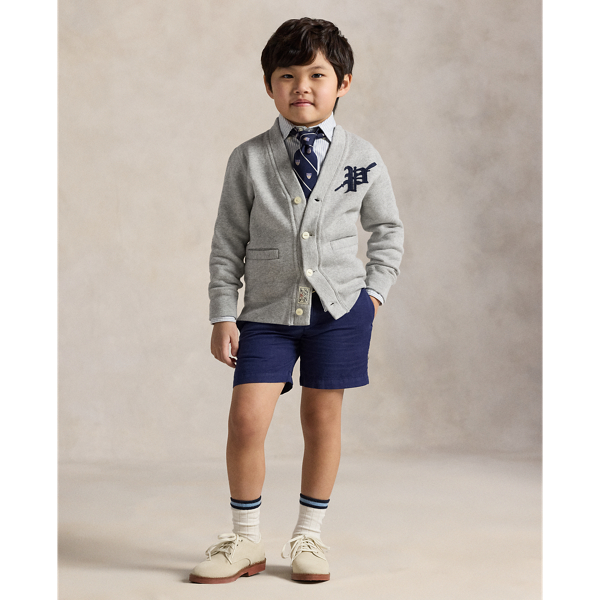 Short Straight Fit en lin et coton