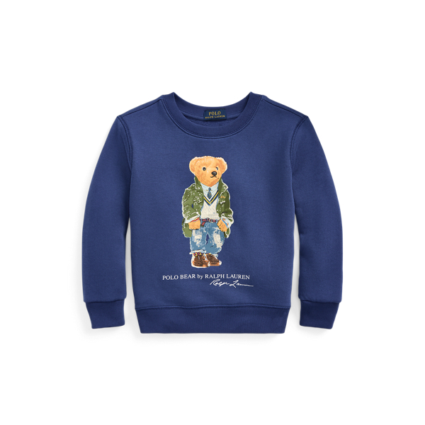 Beach Royal Polo Bear Fleece Sweatshirt Boys 2-7 1