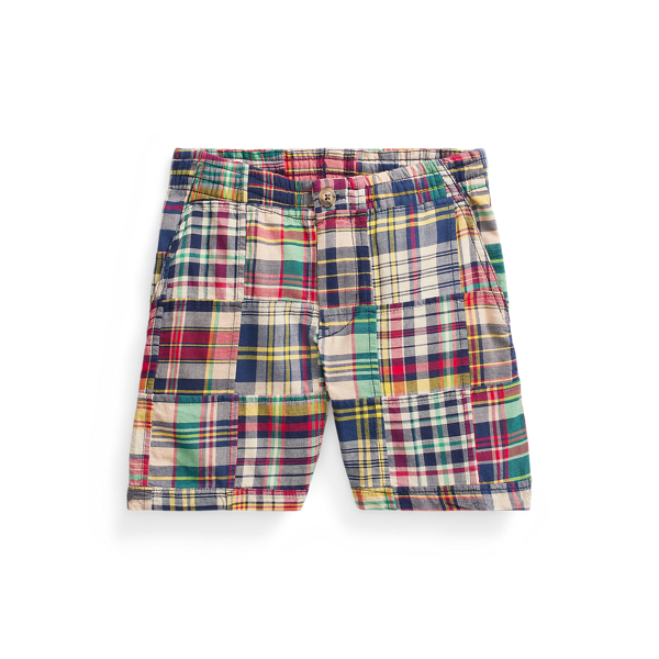 Polo Prepster Patchwork Madras Short Boys 2-7 1