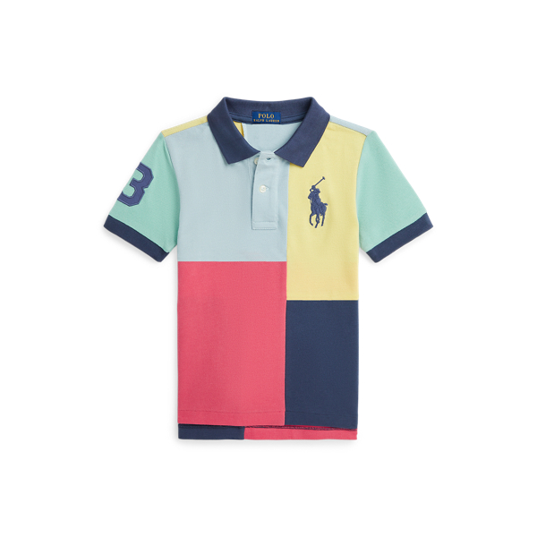 Big Pony Cotton Mesh Polo Shirt Boys 1.5-6 Years 1