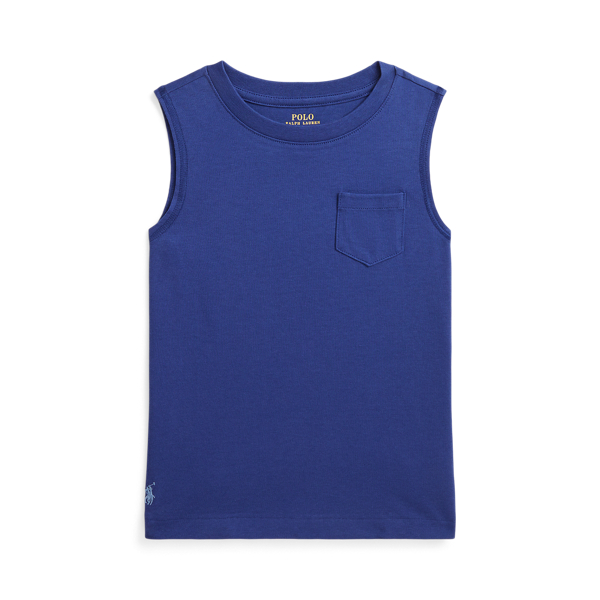 Cotton Jersey Pocket Tank Boys 1.5-6 Years 1