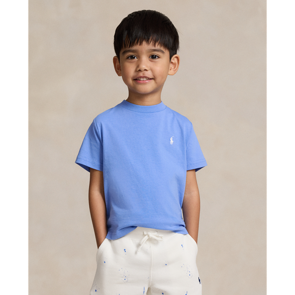 Harbor Island Blue Logo Cotton Jersey Tee Boys 2-7 1