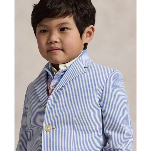 Polo Seersucker Suit Jacket