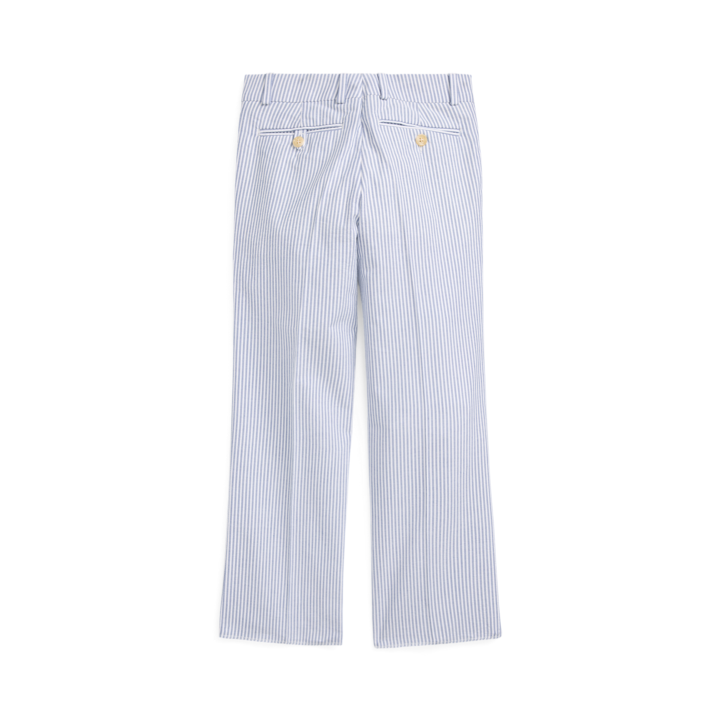 Детские брюки Ralph Lauren Cotton Seersucker Suit Trouser, цвет: Синий / Белый — фото 1