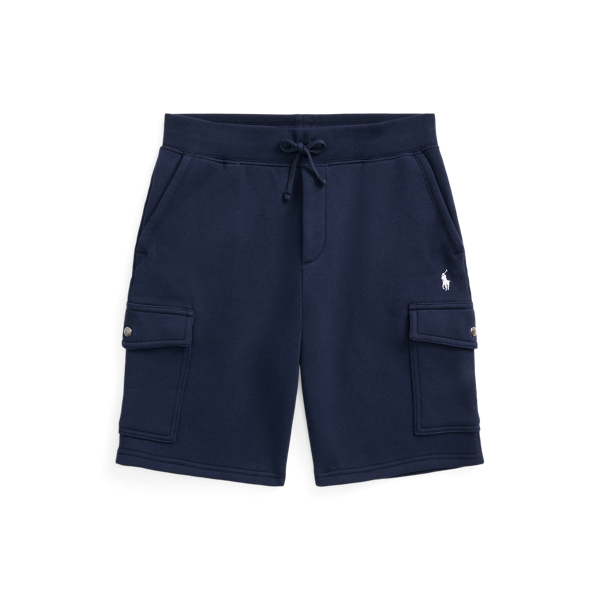 Refined Navy Fleece Cargo Short Boys 8-20 1