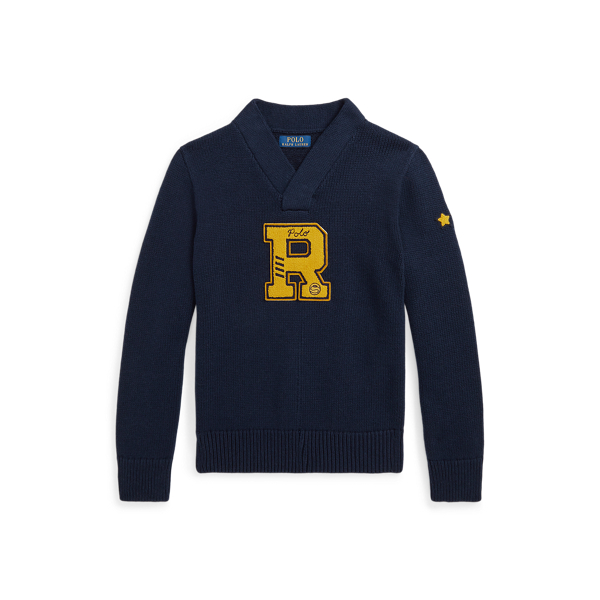 Boys letterman sweater best sale