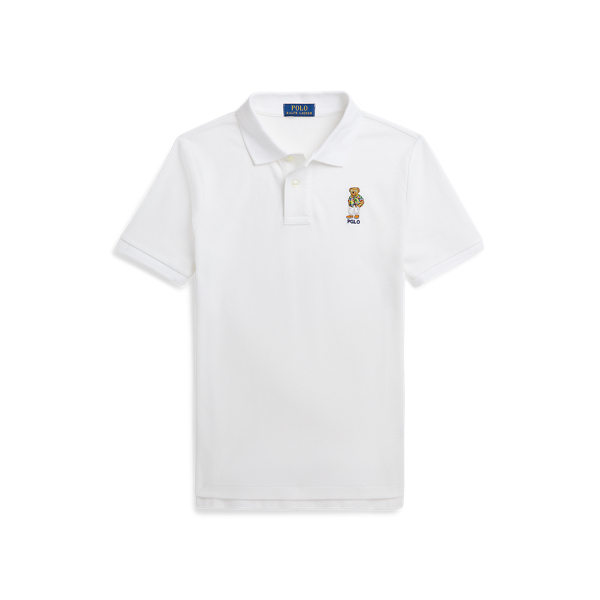 Polo Bear Cotton Mesh Polo Shirt