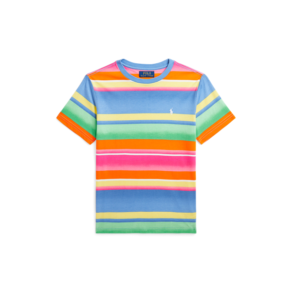 Gestreept katoenen jersey T-shirt
