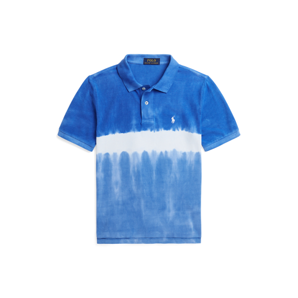 Tie-Dye Cotton Mesh Polo Shirt Boys 6-14 Years 1
