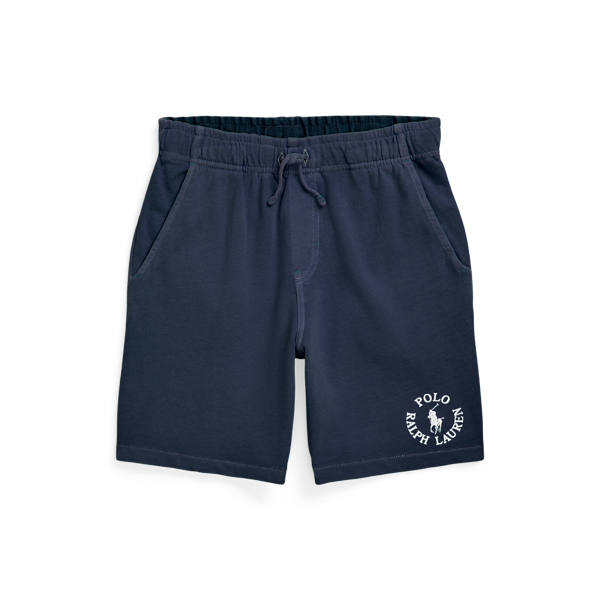 Boston Navy Logo Spa Terry Short Boys 8-20 for back to school 1