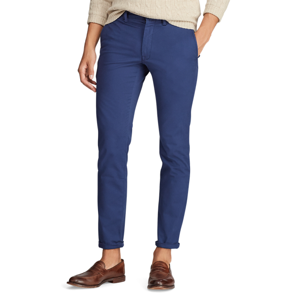 Slim-Fit-Chino mit Stretch Polo Ralph Lauren in Dunkles Kobalt 3