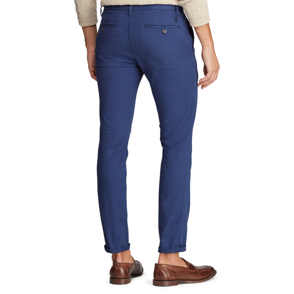 Slim-Fit-Chino mit Stretch Polo Ralph Lauren in Dunkles Kobalt 4