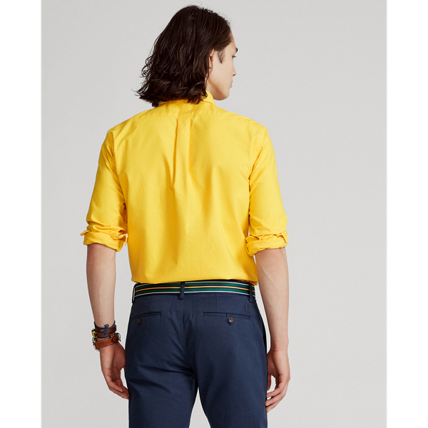 Gef&auml;rbtes Custom-Fit Oxfordhemd Polo Ralph Lauren in Kanariengelb 5