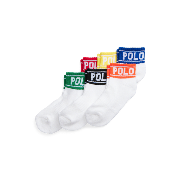 6er-Pack Kurzsocken mit Logo Boys 6-14 Years in 1