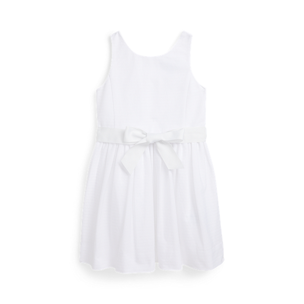 Ottoman-Ribbed Cotton Dress Girls 1.5-6.5 Years 1