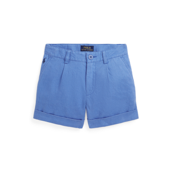 Pleated Linen Short