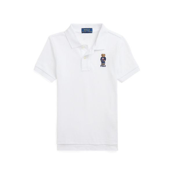 Polo Bear Cotton Mesh Polo Shirt