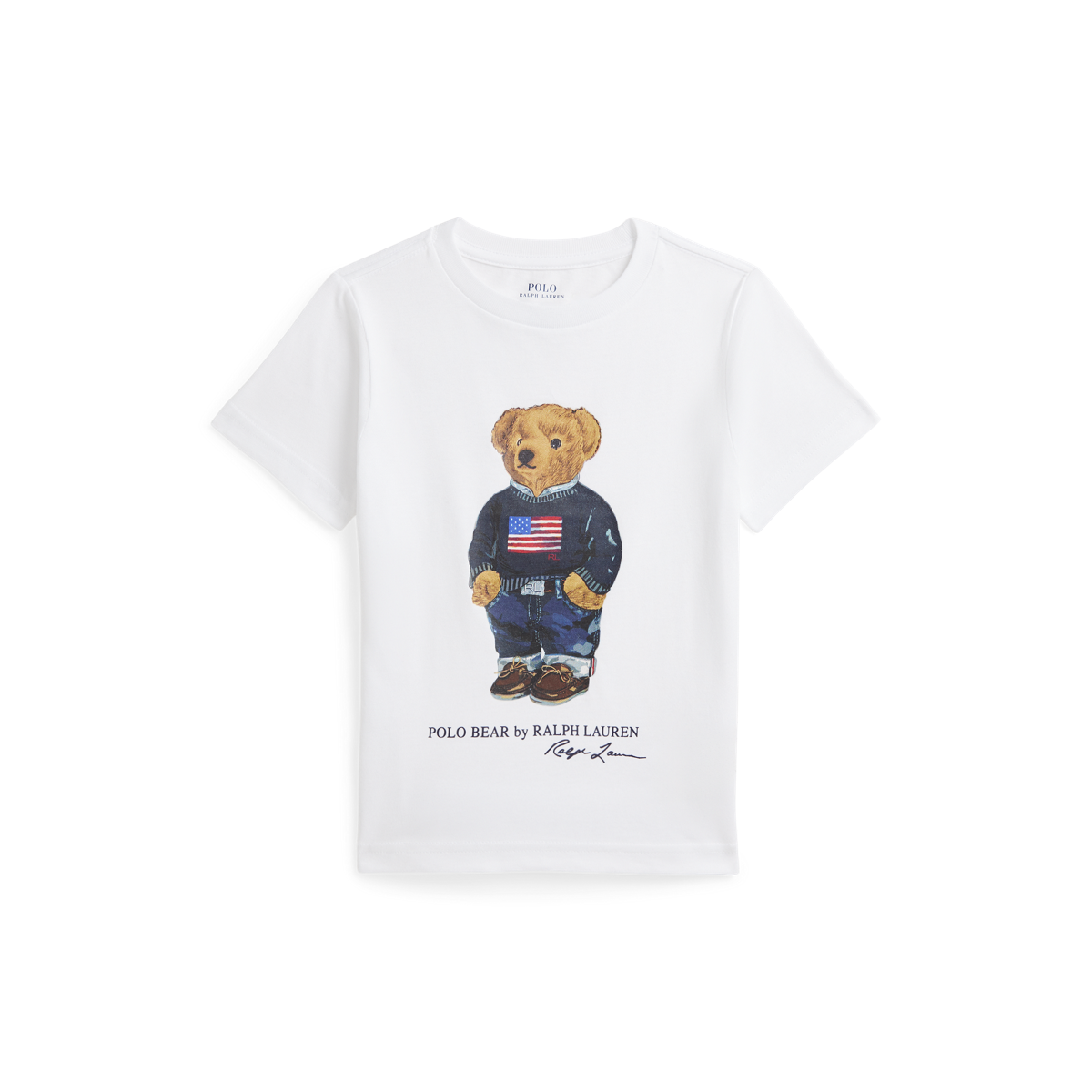 POLO RALPH deals LAUREN Polo Bear T-shirt White 4T