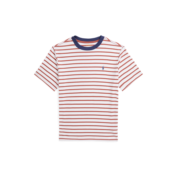 Striped Cotton Jersey T-Shirt Boys 6-14 Years 1