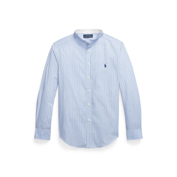Camisa de popelina de algod&oacute;n con rayas Boys 6-14 Years en 1