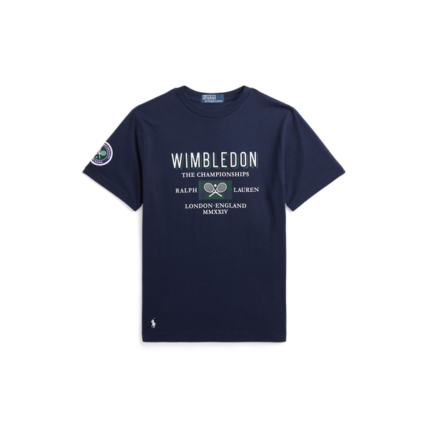 注目コラボ【Polo Ralph Lauren】Wimbledon コットン Tシャツ Wimbledon Cotton Jersey Graphic Tee