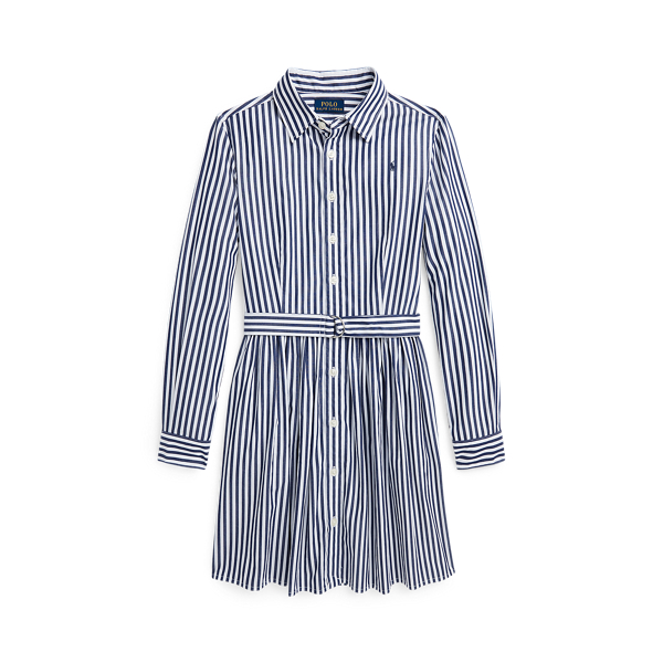 Ralph lauren belted striped dress hotsell