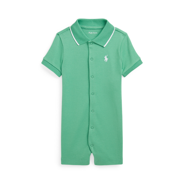 Combishort Polo en coton doux