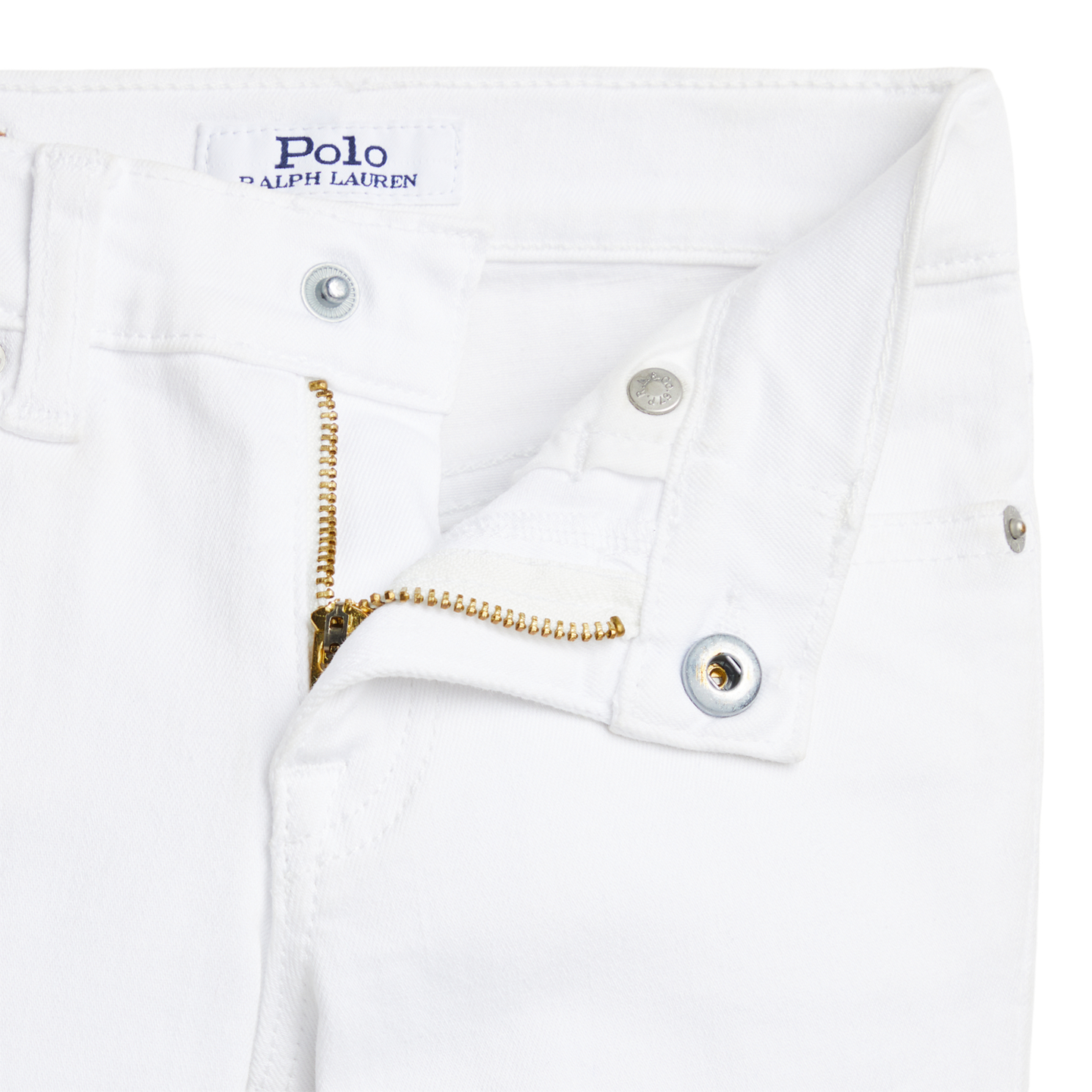 Детские леггинсы Ralph Lauren Stretch Denim, цвет: Варёный — фото 2