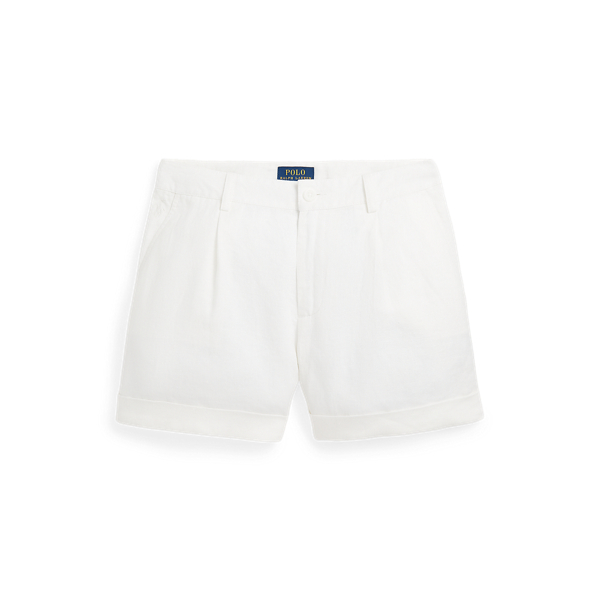 Pleated Linen Short