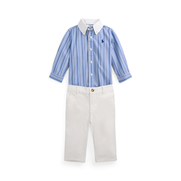 Chemise coton et pantalon Flex Abrasion Baby Boy en 1